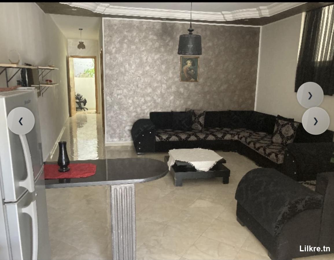 À louer un Maison S+1 meublée à la Corniche Bizerte 