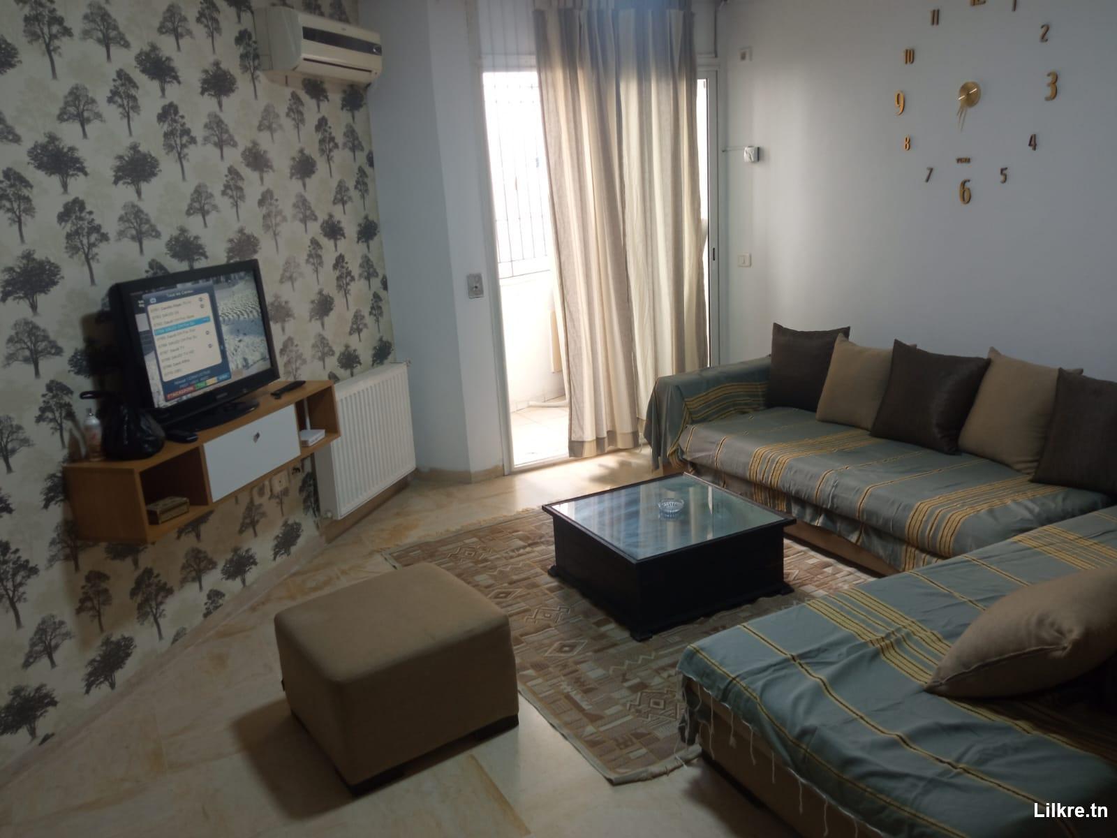 A louer un Appartement Meublé à Bardo
