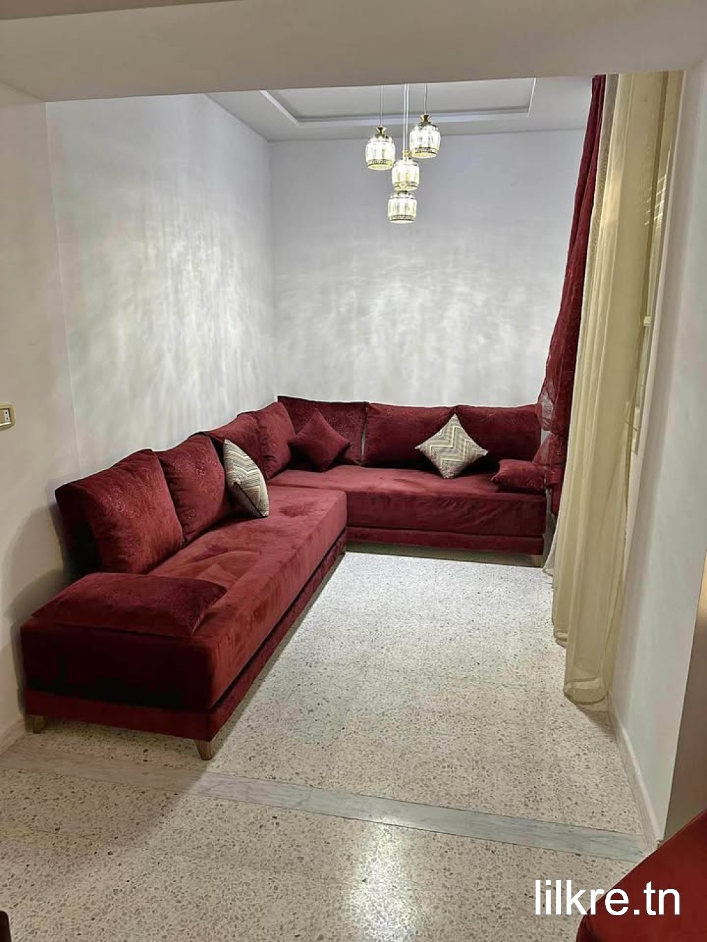 Appartement 2 pièces meublé à louer - 700 DT