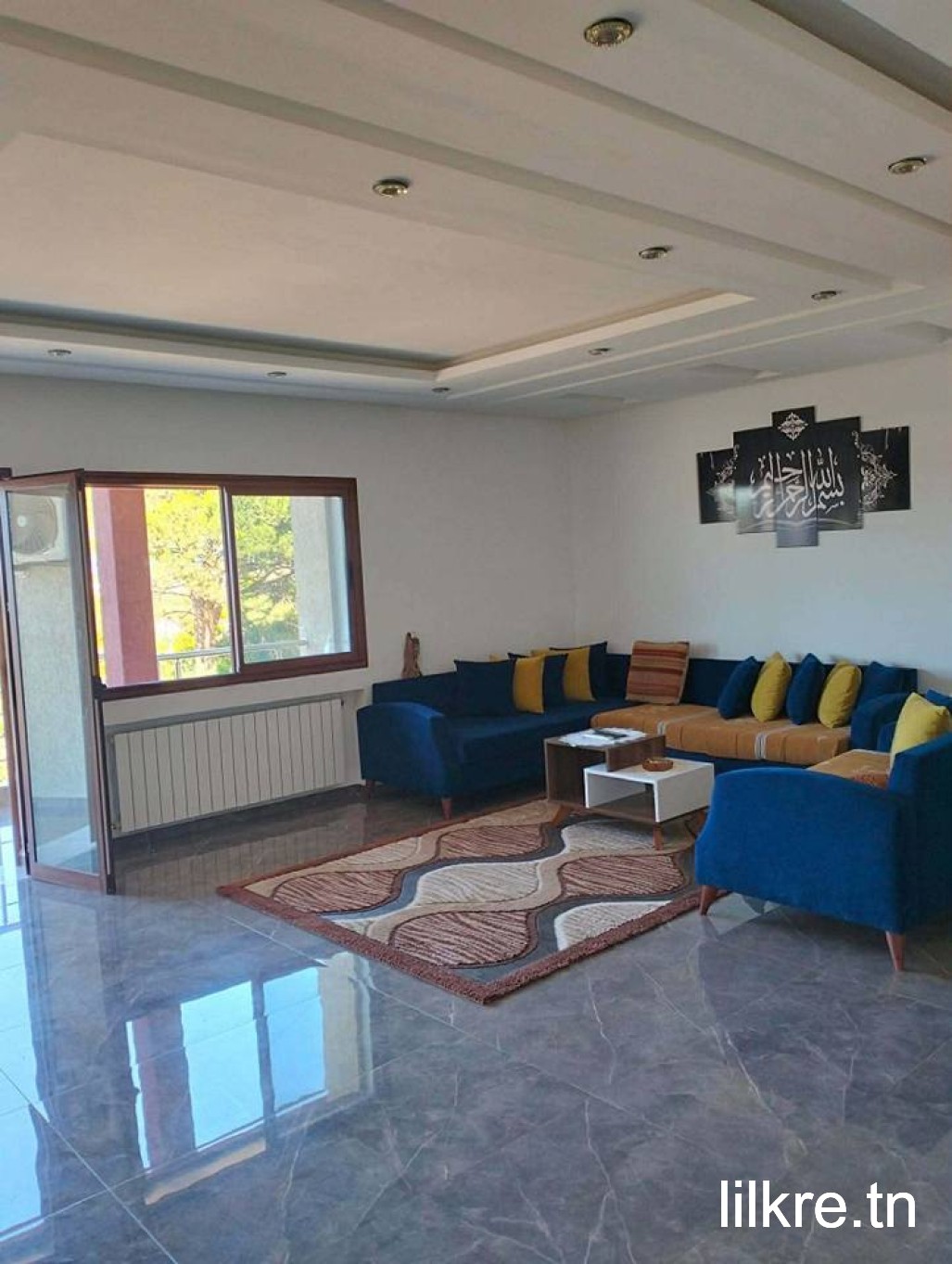 A louer un étage de villa a soukra 