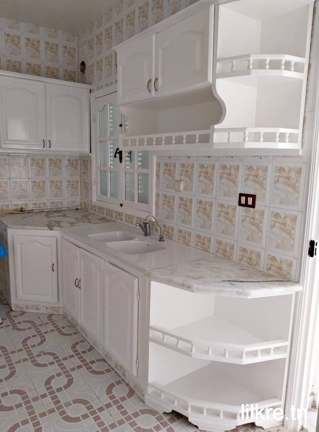 À louer – Étage de villa S+3 à Cité Essaha _ RDC