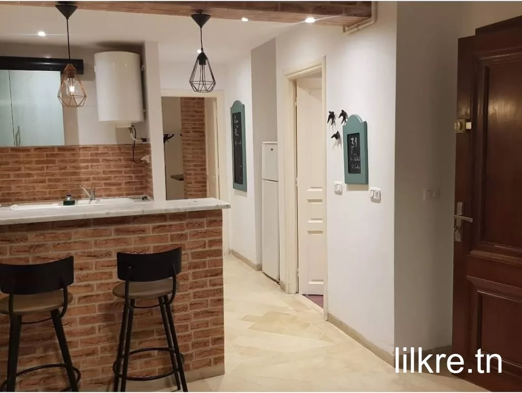 A louer un s+1 meublée a soukra