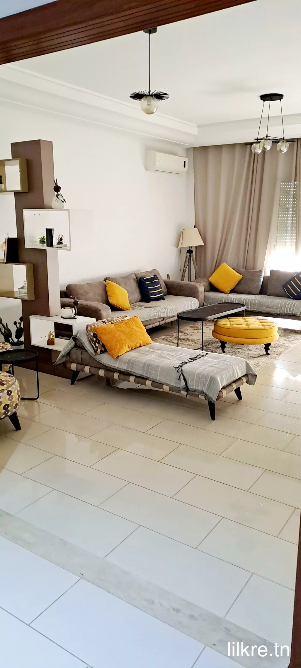 Particulier L S4 meublé Neuf Cité Palmeraies l'aouina pour étranger 