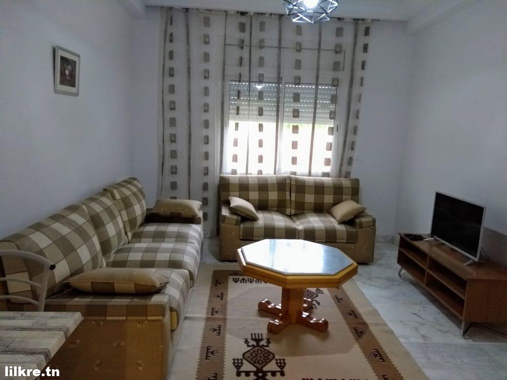 A louer un Appartement S+1 à Ain Zaghouan nord Richement Meublé