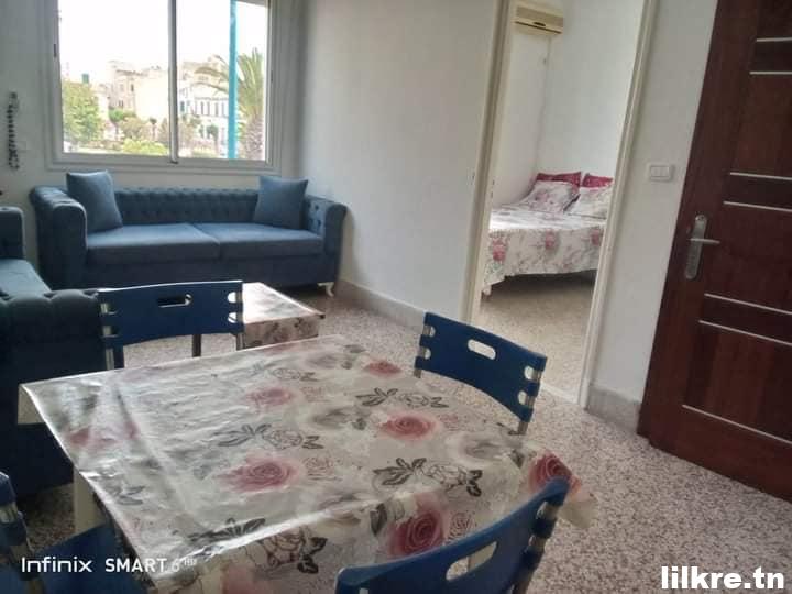A louer un Appartement S+1 à Bizerte Richement Meublé