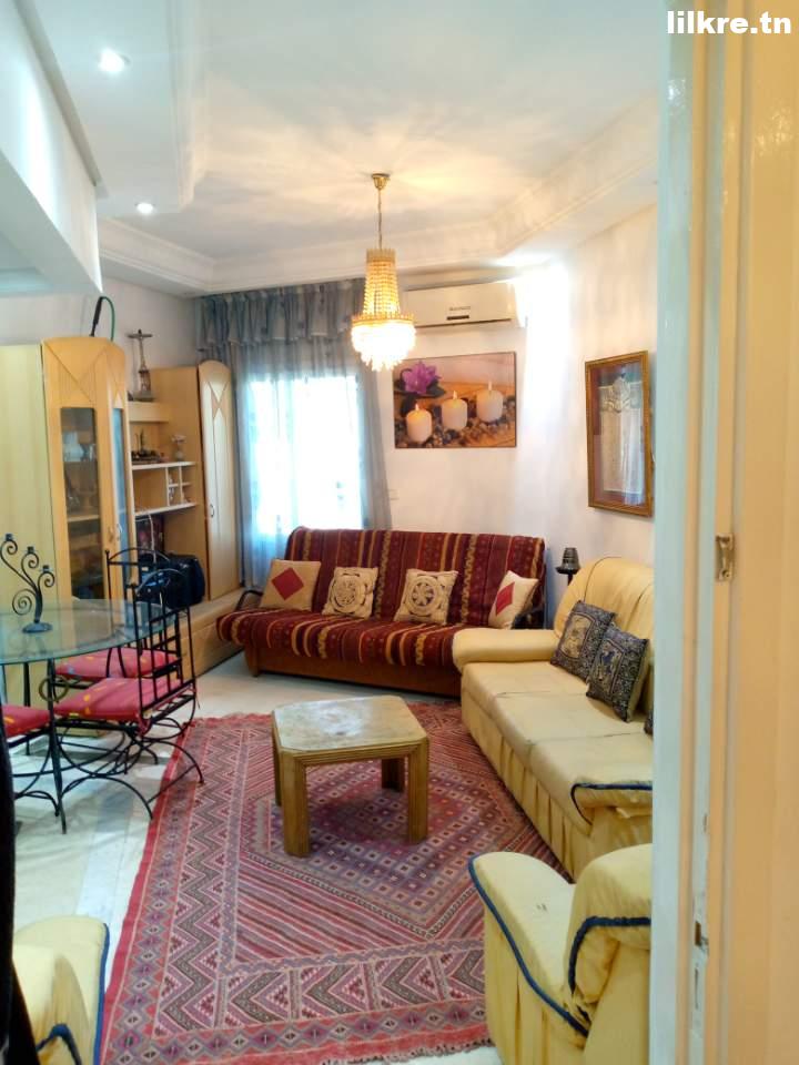 A louer un joli Appartement S+2 Richement Meublé à Hammamet
