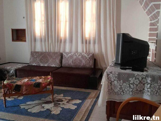 A loyer une Maison S+3 Richement Meublé climatisé Situé à Houmet Souk Djerba
