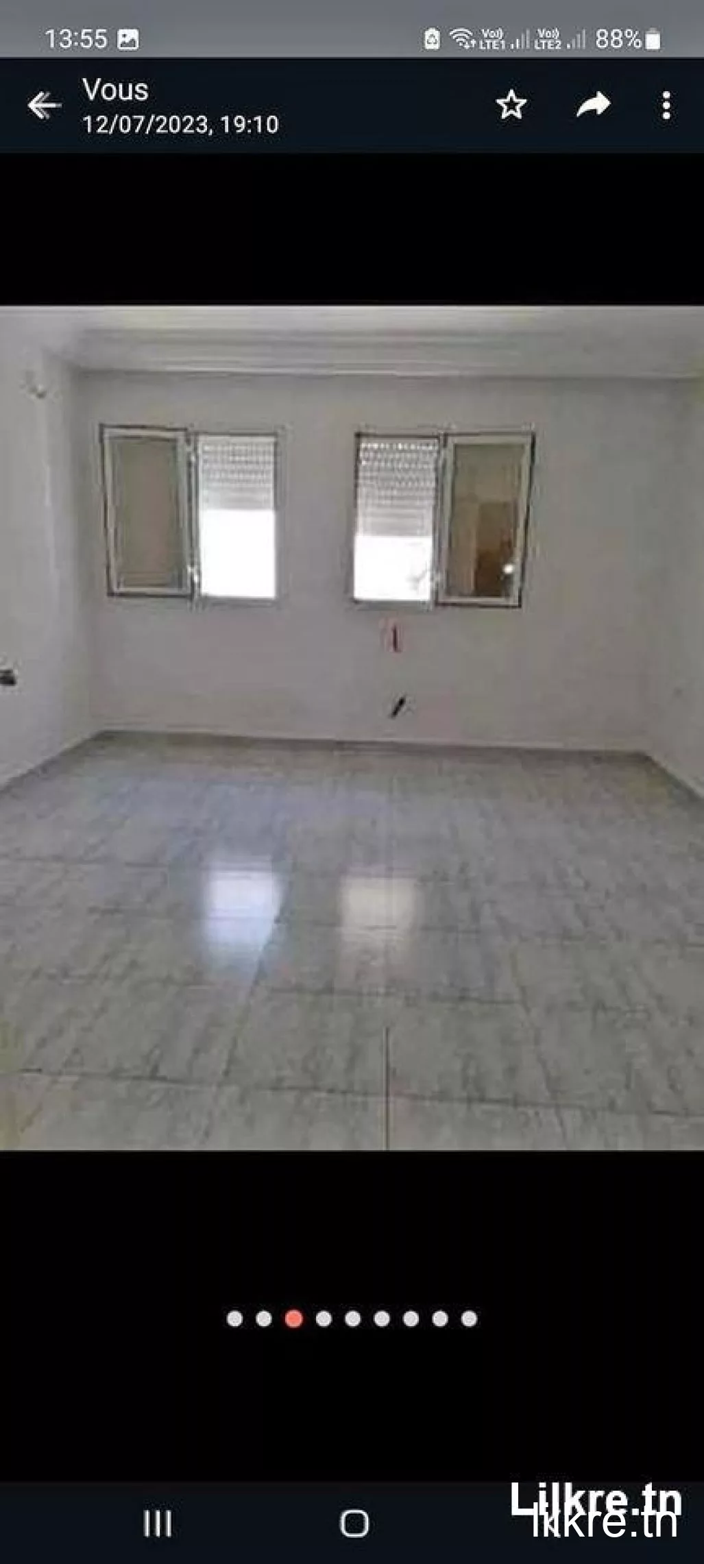 A louer un Appartement S+2 à Hammem Chatt