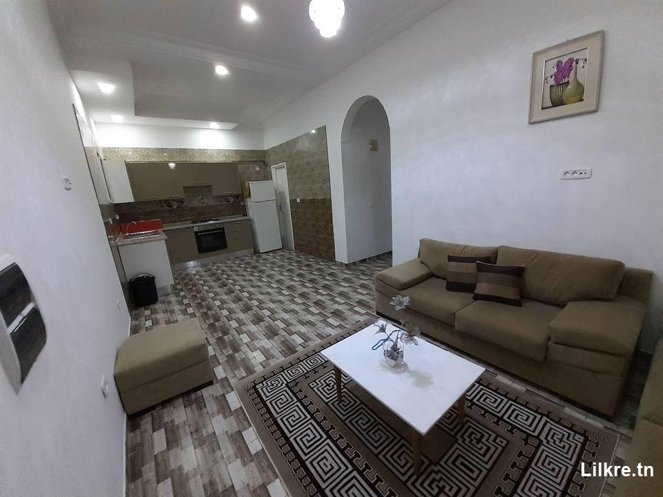 A louer un Appartement S+1 Richement Meublé à Hammamet 
