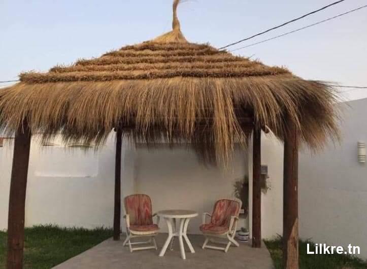 Location une Villa S+2 Richement Meublée Houmet Souk Djerba