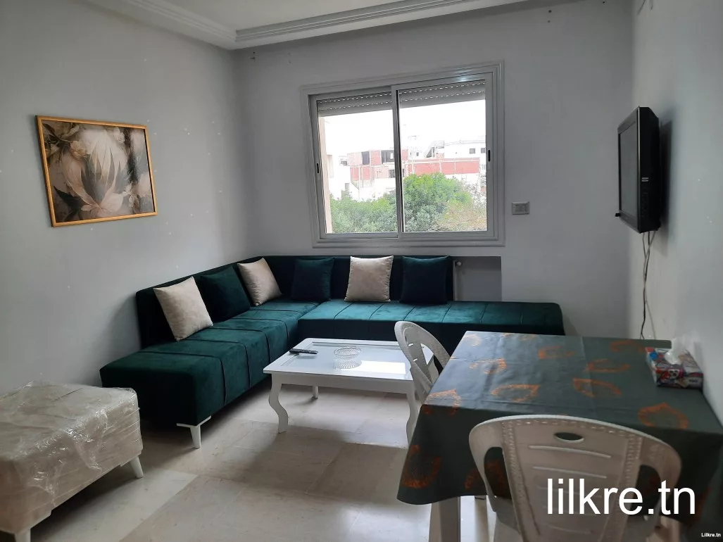 Loue S+1 Meublé Haut Standing Manouba - Proche Métro