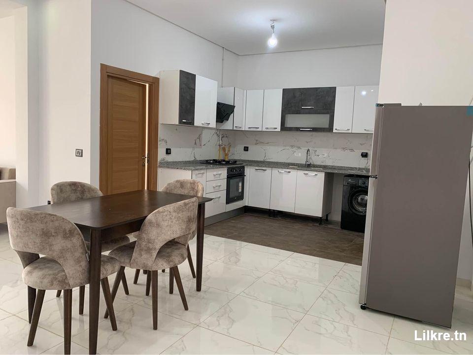 A louer un Appartement meublé  S+1  jamais habité  à Sousse 