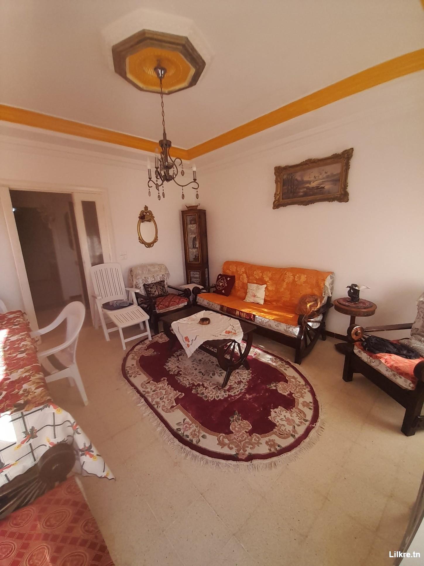 Appartement  meublé s+2 a Bizerte 