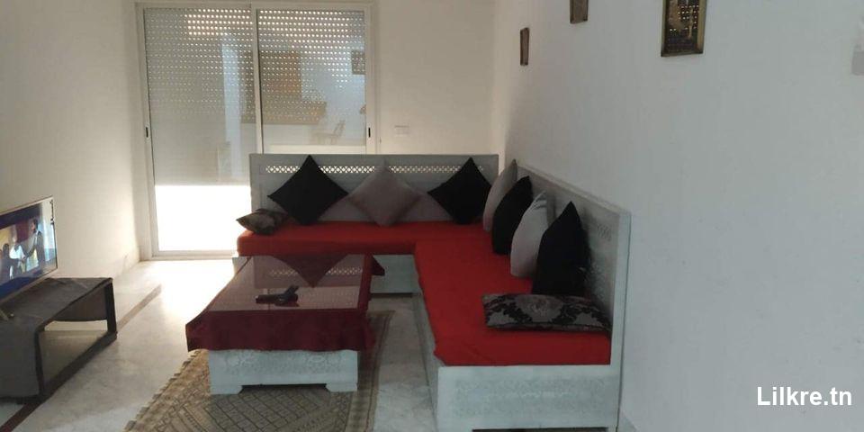A louer un Appartement  meuble S+1 à Monastir 