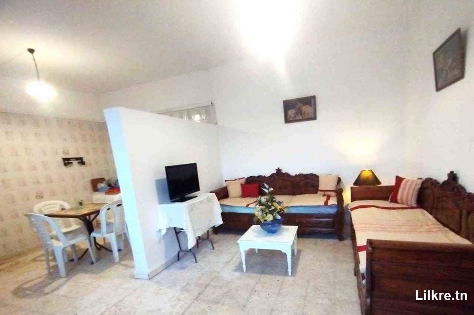 A louer une villa   meublé S+1 à  La Corniche de Bizerte