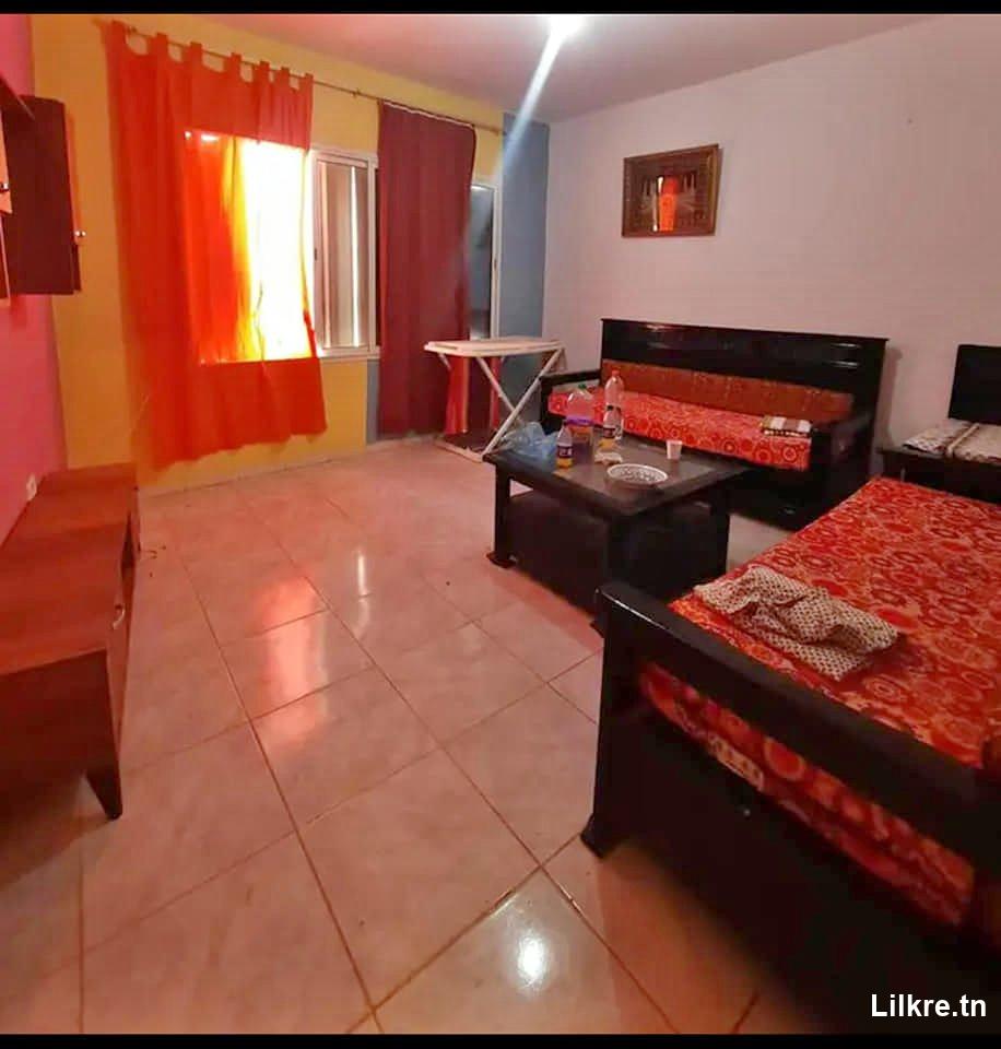 A louer un Appartement S+1 Meublé  à Bizerte 