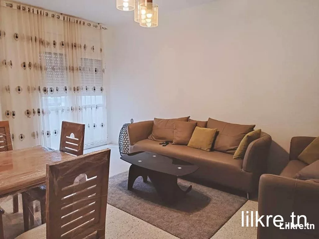 A louer un Appartement S+2 Meublé  à Rades 