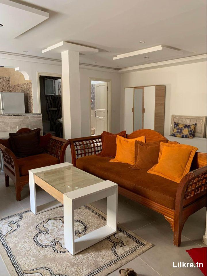 A louer un Appartement S+0 Meublé à Monastir 