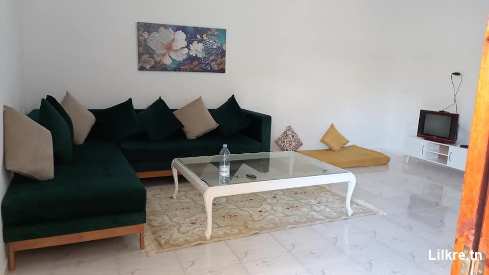 A louer un Appartement S+2 Meublé à Hammamet 