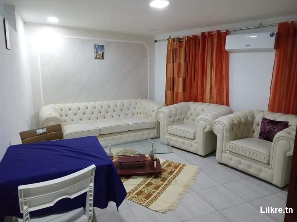 A louer un Appartement S+1 Meublé  à Bizerte