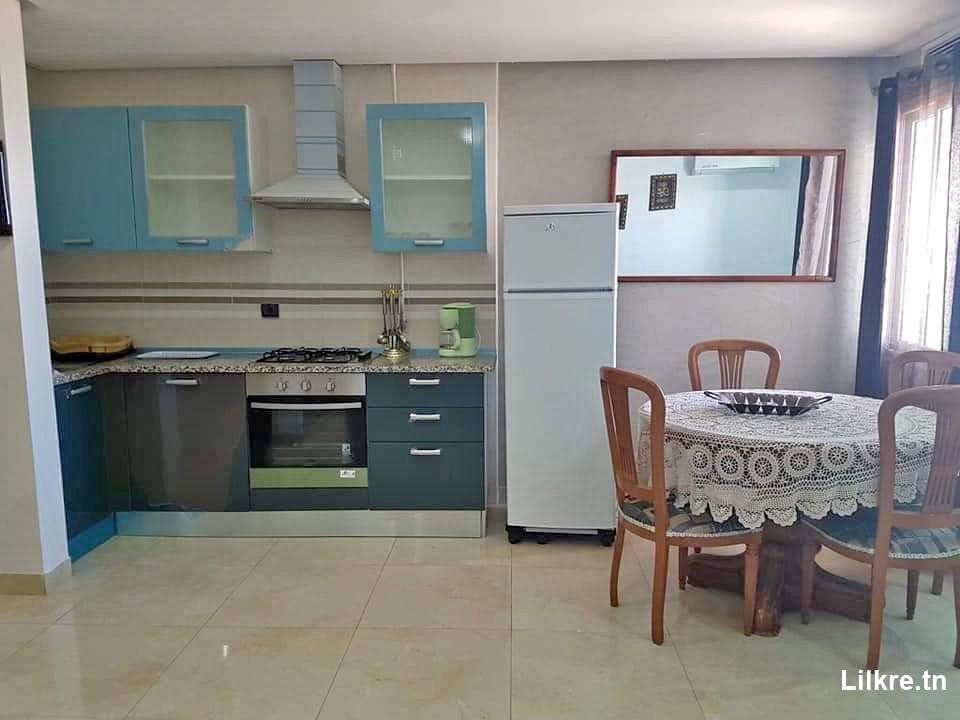 A louer un Appartement haut standing  Meublé S+2 à Hammamet 