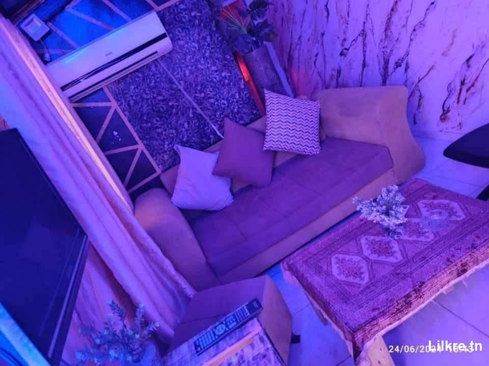 A louer un studio meublé par nuitée Tunis 