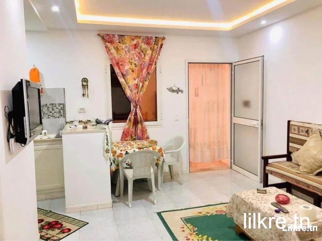 S+1 Studio à louer au kram ouest , meublé