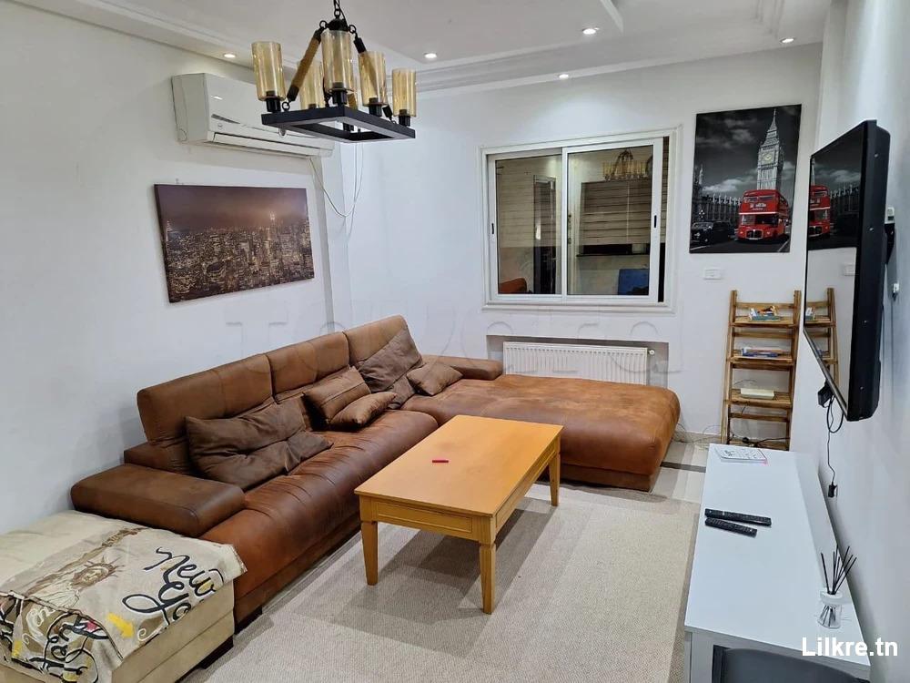 à louer un joli appartement meublé au bardo