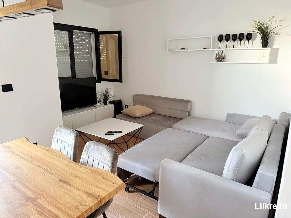 A louer un Appartement S+1 avec Jacuzzi à Nabeul