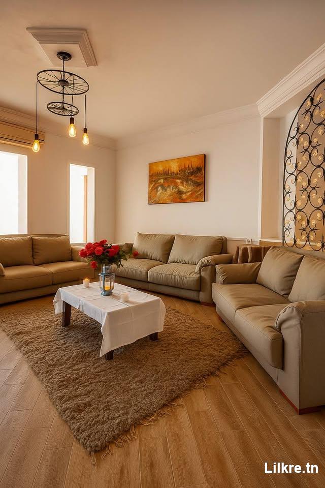 A louer s+3 villa Vue Sur Mer  monastir 