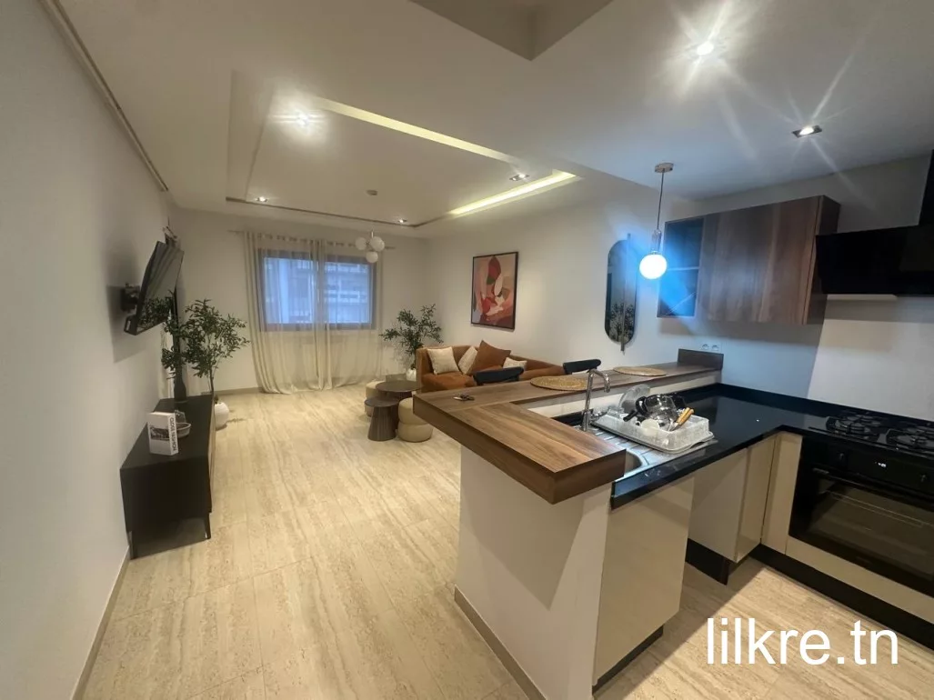 Appartement Ain Zaghouan s+1 à louer longue durée 