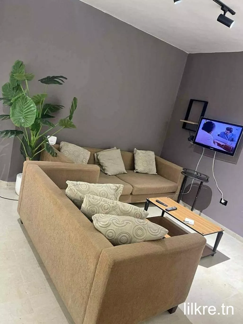 a louer un appartement meublé  tayara a ennasr
