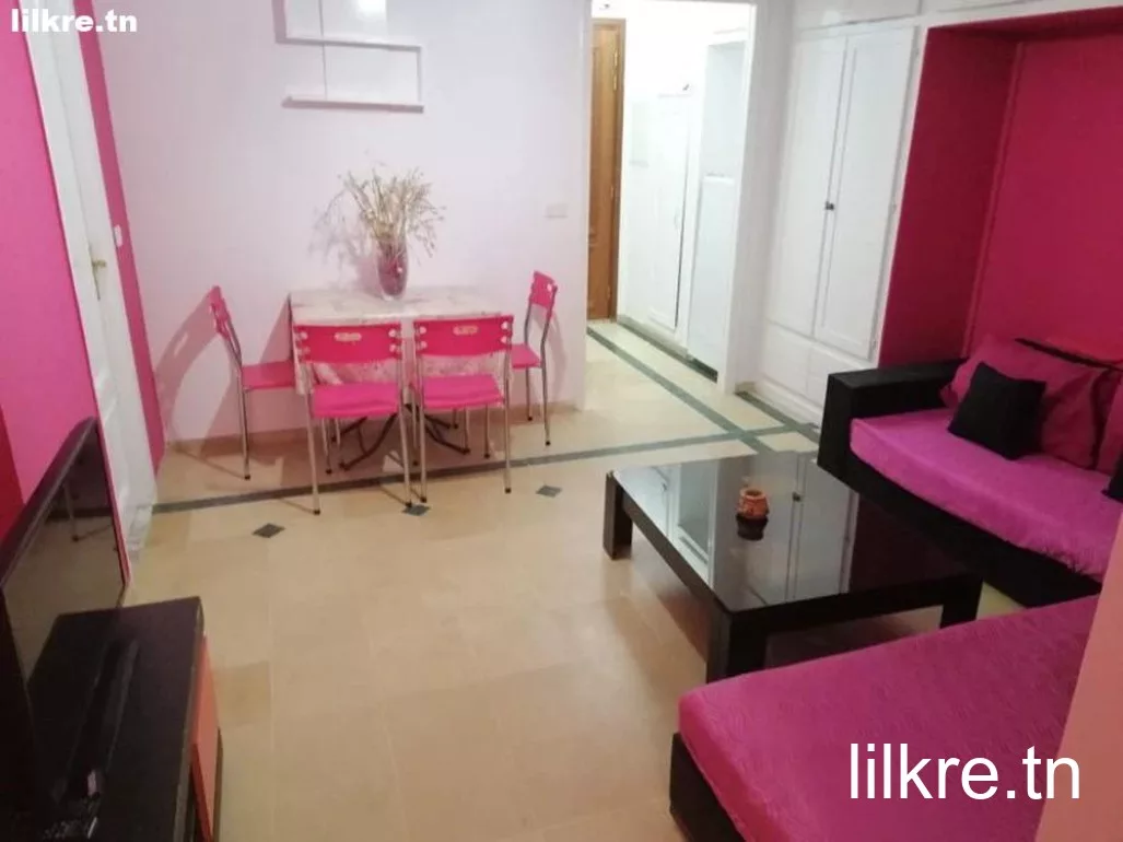 A louer Un Appartement S+1 Richement Meublé à L’Aouina