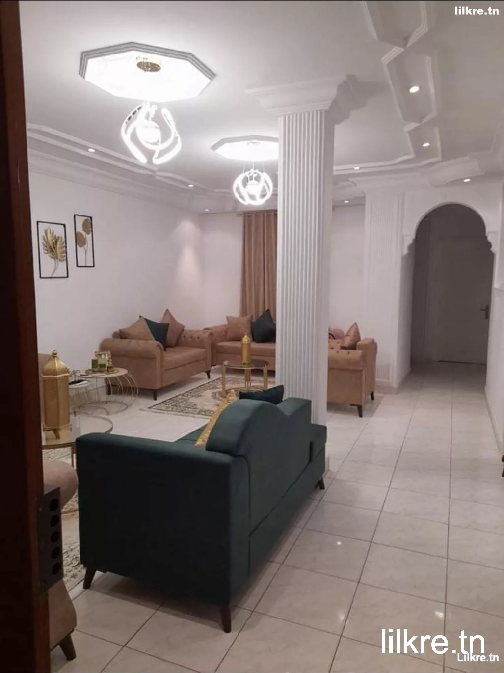  A louer une Villa Richement Meublée à Bardo 