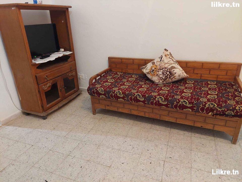 A louer Appartement meublé à Khaznadar 