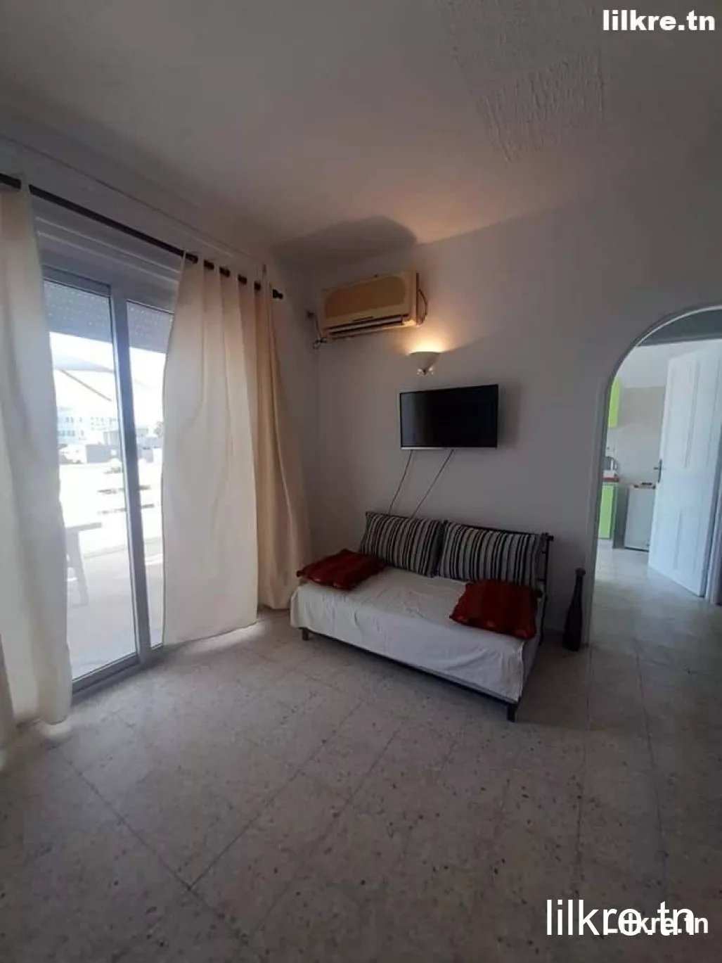  A louer Appartement à bizerte centre ville S+0 meublé