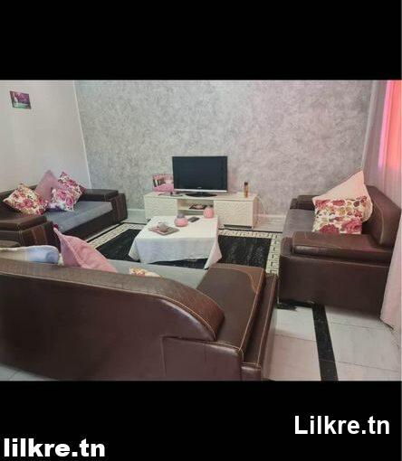 A louer un Appartement S+2 Richement Meuble situé à Bizerte