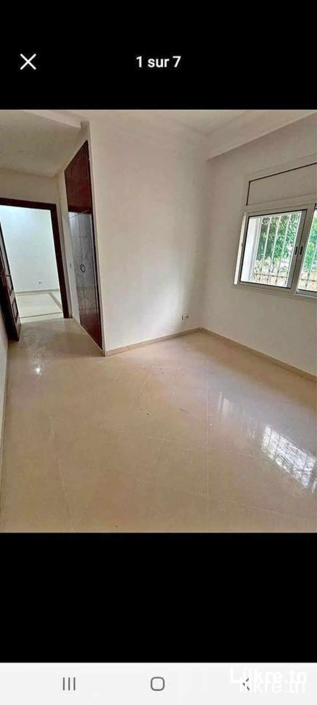 A louer un Appartement S+1 à Riadh andlos