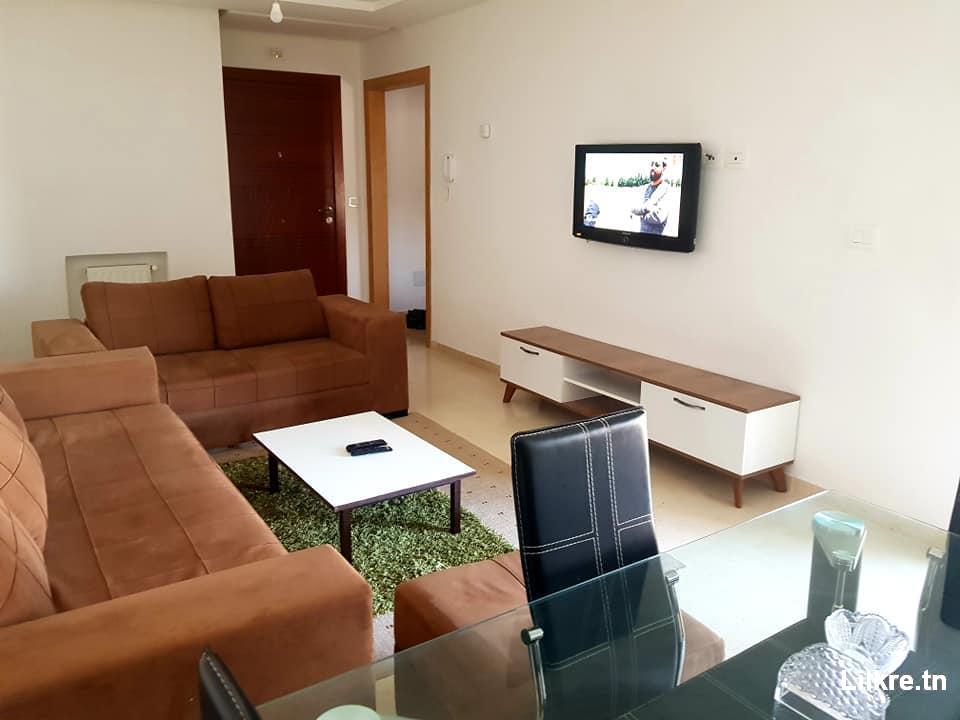 A louer un Appartement S+1 haute standing Richement Meublé à Manouba 