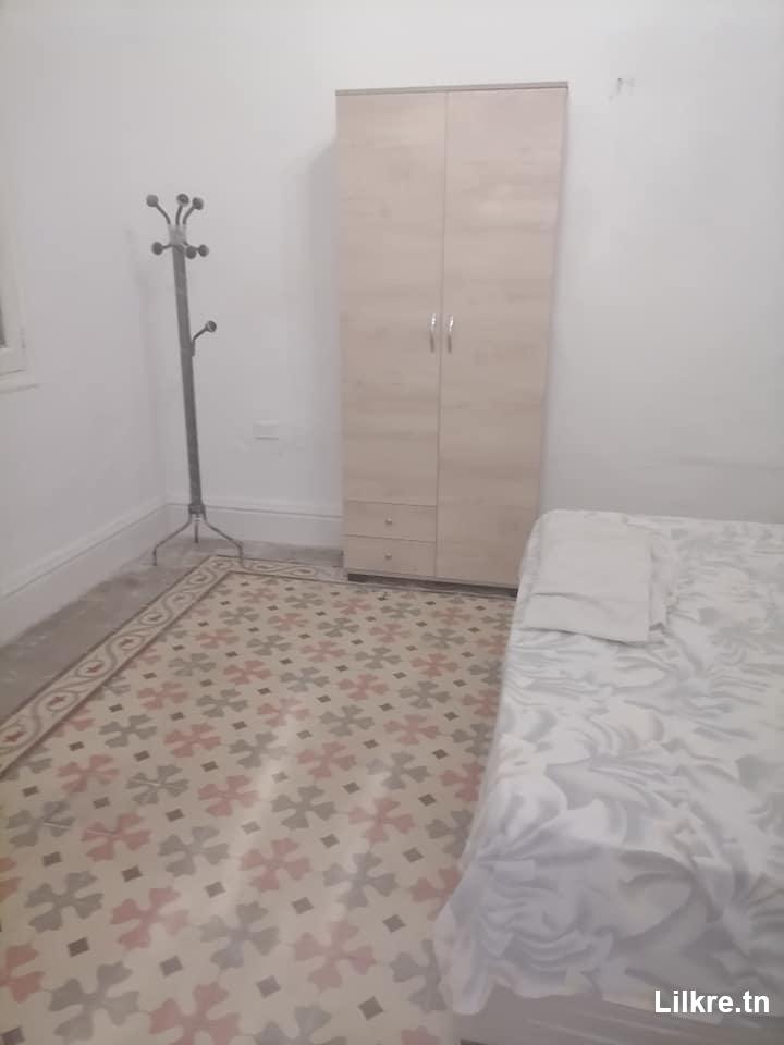 A louer un Studio S+0 Chambre meublé individuel à France vil El Omrane Tunis
