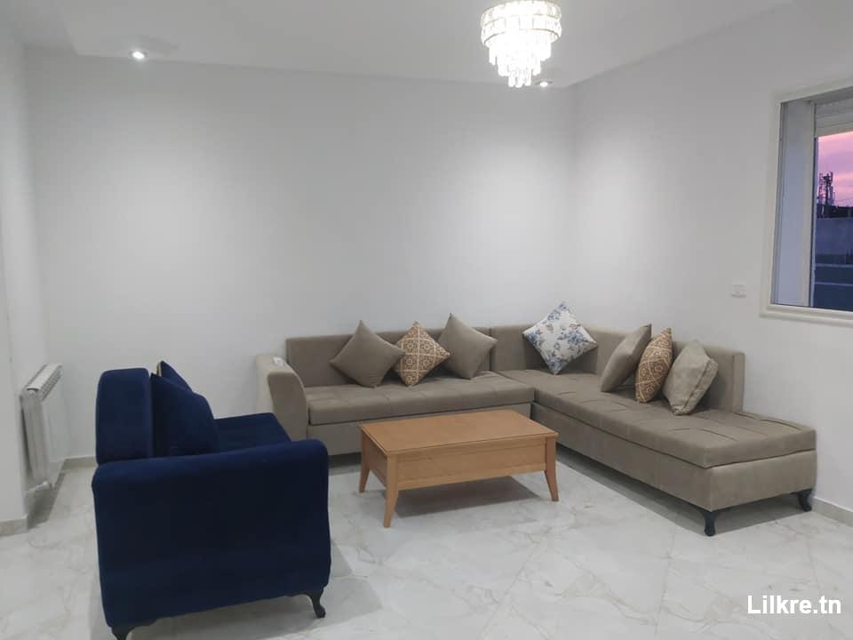 A louer une Maison S+1 Richement Meublé à Douar hicher