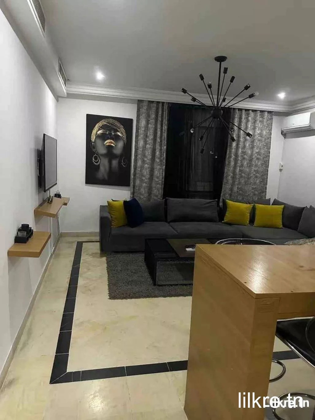 A louer un Appartement S+2  À Ennasser