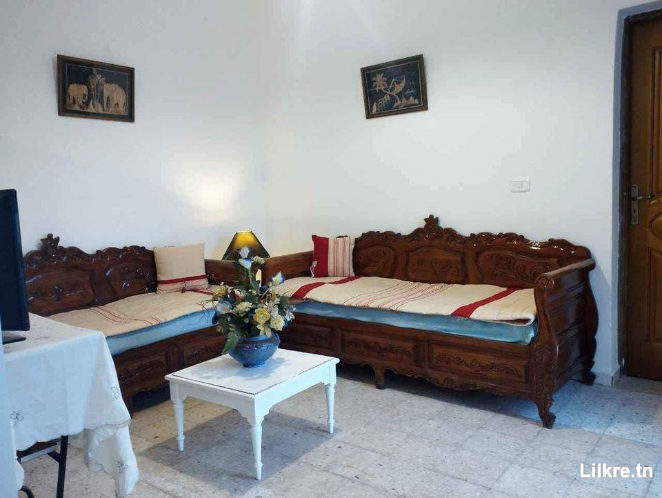 A louer une villa meublé  S+1 à La Corniche de Bizerte