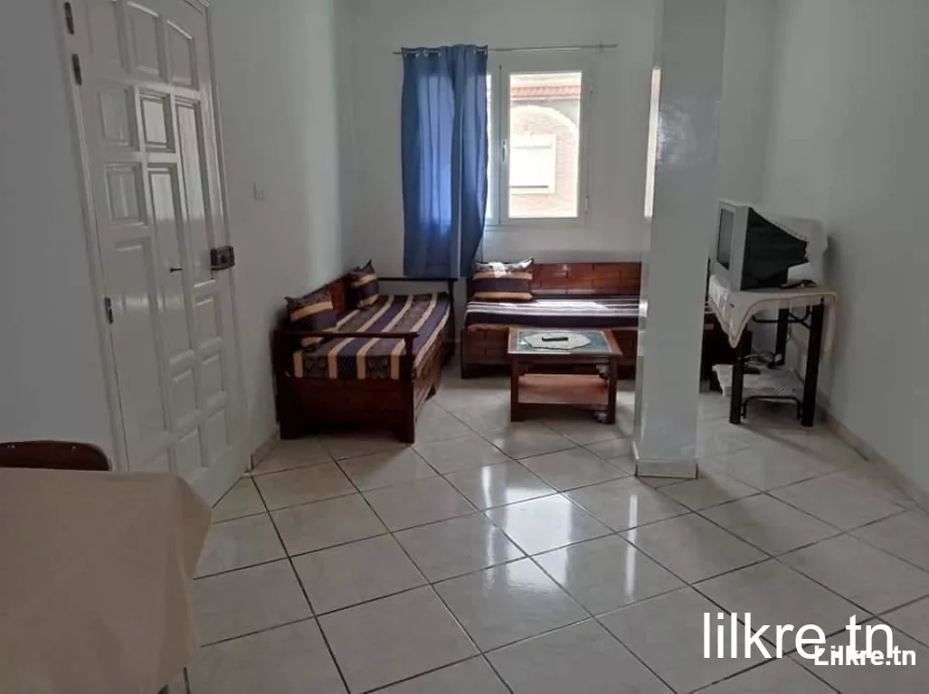 A louer un Etage de villa S+2 Meublé  à Bizerte 
