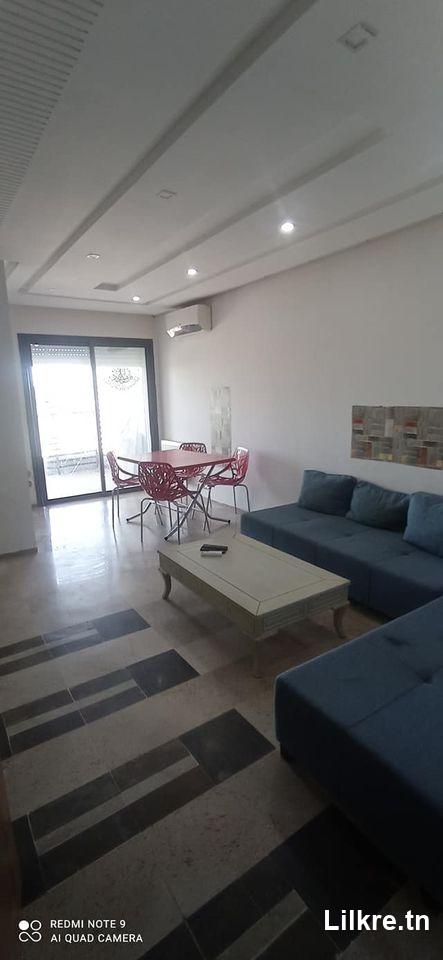 A louer un Appartement S+1 Meublé  à la Soukra